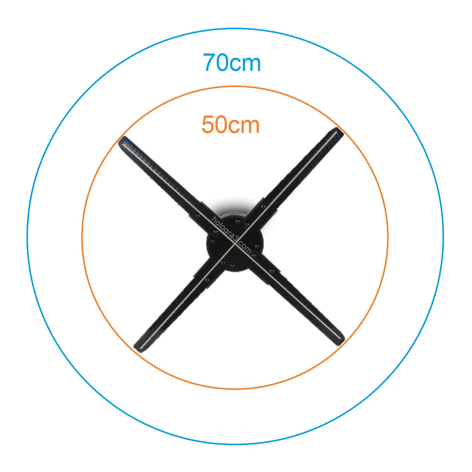 holographische Anzeige 3d